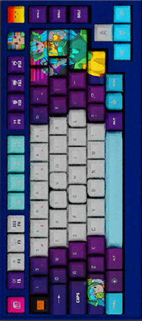 a image of 75% keyboard
        Compatibility